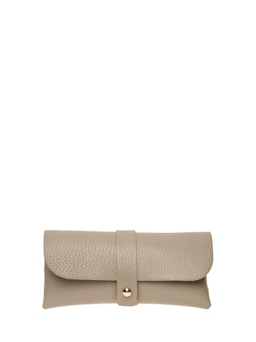 Roberta M Beige solglasögonfodral läder