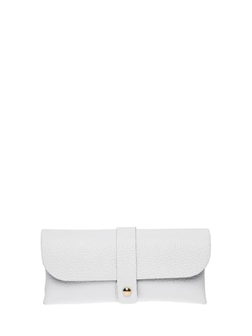 Roberta M White Leather Case