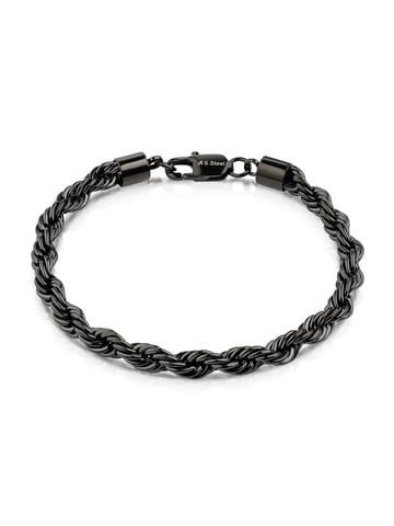 Zeeme Stainless Steel Bracelet Stainless steel PVD black