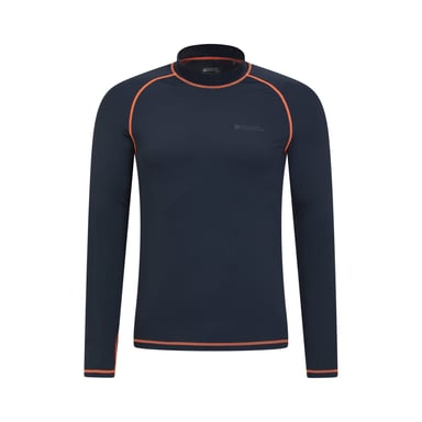 Mountain Warehouse Mens Long-Sleeved Rash Guard (Indigo)