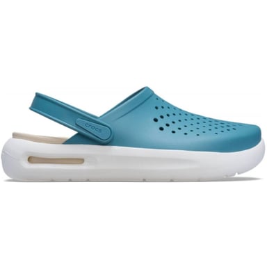 Women's Crocs Inmotion Closed Toe Shuv Clogs in Fog