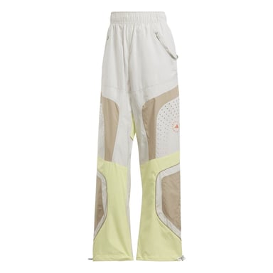 Women's adidas Woven Color Block Wide Leg Track Pants in Grey