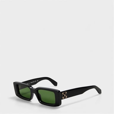 Accessoires Off White Arthur Zonnebril in Zwart/Groen
