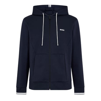 Men's Boss Zip Hoodie, Advanced Stretch in .Dark Blue