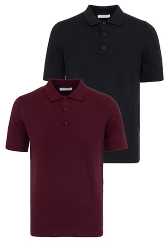 Polo Shirt Short Sleeve Polo Shirt Short Sleeve Pack Of 2