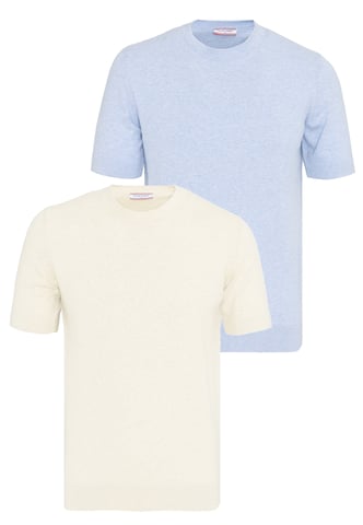 T-Shirt Basic Knit Tshirt Pack Of 2
