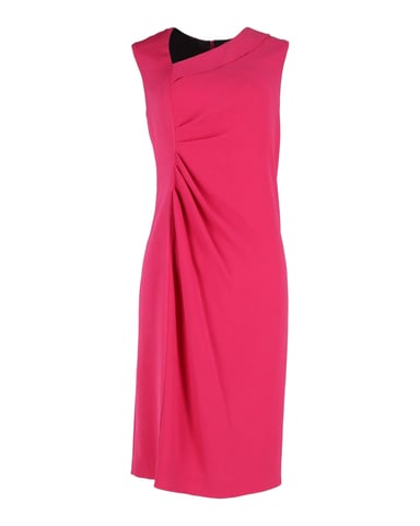 Joseph Ruched Sleeveless Dress in Pink Acetate