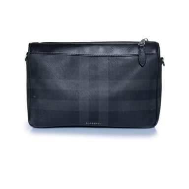 Burberry, Check print rambler bag in canvas