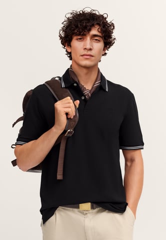 Bugatti Herren Poloshirt Modern Fit aus reiner Baumwolle