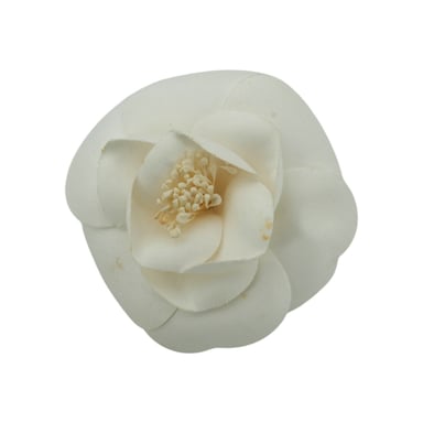 Chanel Cloth Brooch Camelia