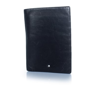 Montblanc, leather wallet with pen