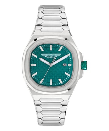 Aston Martin Icon Gpq Heren Zilveren Horloge MTIG2S604
