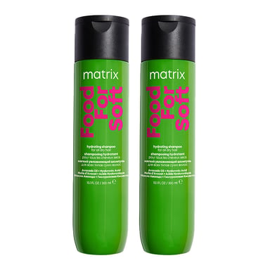 Matrix Food For Soft Hydrating Shampoo With Avocado Oil And Hyaluronic Acid, For Dry Hair 300ml Double