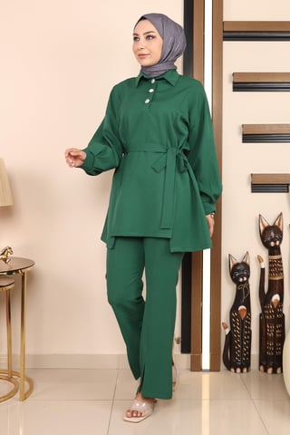 Slit Suit Emerald
