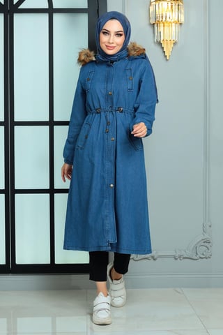 Huva Denim Jacka Mörk Denim