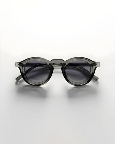 Black Bananas Monochrome Sunglasses, Grey