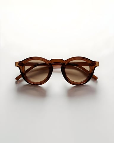 Black Bananas Monochrome Sunglasses, Brown
