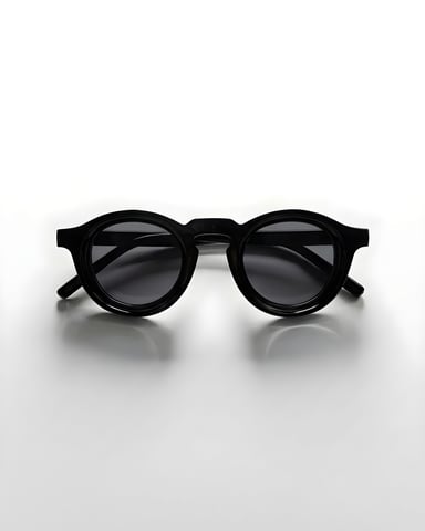 Black Bananas Monochrome Sunglasses, Black