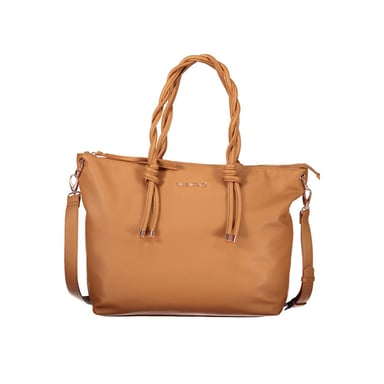 Mario Valentino Marrone Polyurethane Womens Handbag