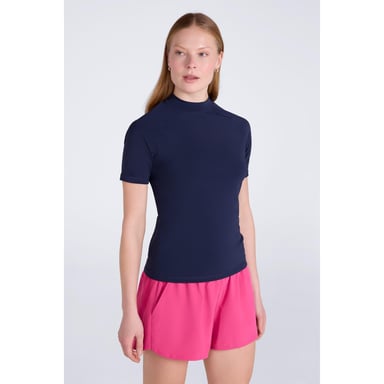 Mountain Warehouse Womens/Ladies UV Protection Rash Guard (Dark Blue)