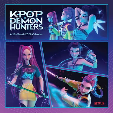K-Pop Demon Hunters Vierkante Muurkalender 2026 (Veelkleurig)