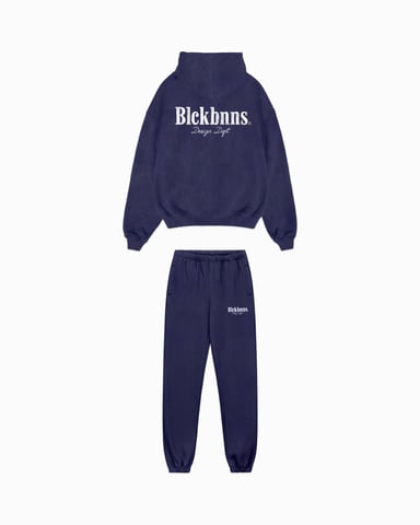 Black Bananas Brush Washed Sweatsuit, Navy