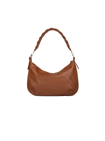 Giulia Monti Shoulder Bag Saddle Brown