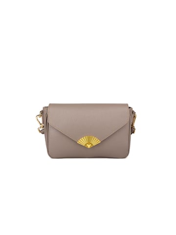Giulia Monti Shoulder Bag Gray Beige