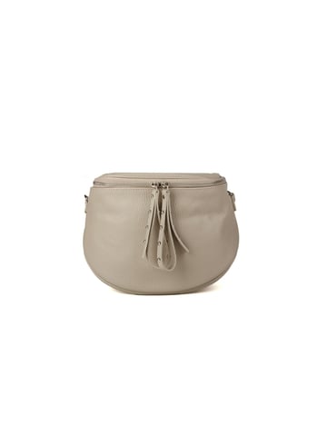 Giulia Monti Shoulder Bag Gray Beige Light