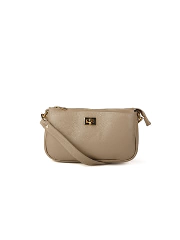 Giulia Monti Shoulder Bag Gray Beige