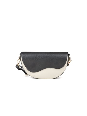 Giulia Monti Shoulder Bag Black Light Beige