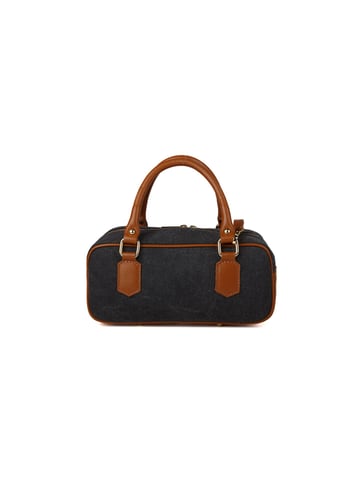 Giulia Monti Shoulder Bag Dark Grey Golden Brown