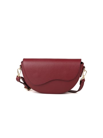 Giulia Monti Shoulder Bag Burgundy