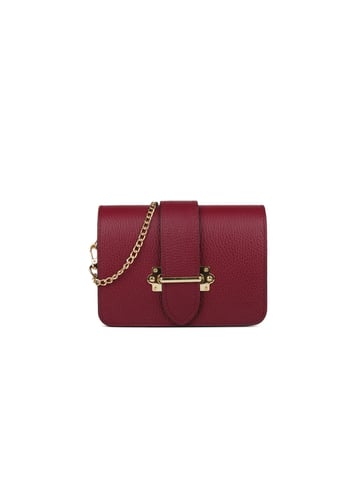 Giulia Monti Shoulder Bag/Waist Bag Burgundy