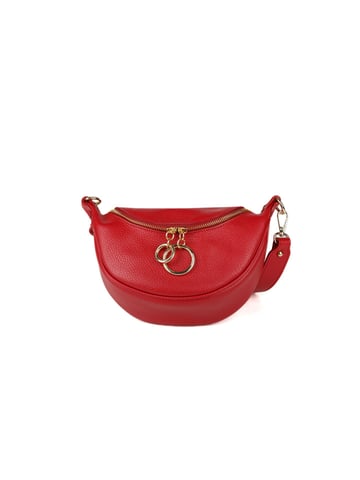 Giulia Monti Shoulder Bag Crimson Red
