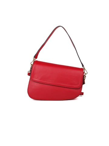 Giulia Monti Shoulder Bag Crimson Red
