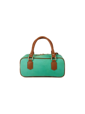 Giulia Monti Shoulder Bag Sea Foam Golden Brown