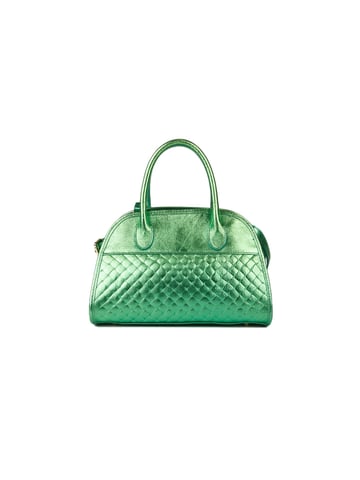 Giulia Monti Handbag Green Metal