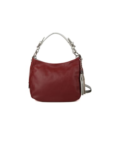 Giulia Monti Shoulder Bag Wine Red Gray