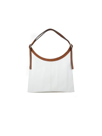 Giulia Monti Tote Bag Vit Guldbrun