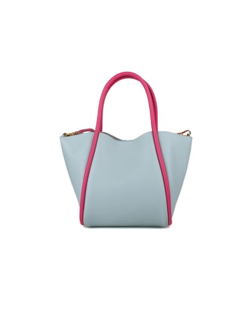 Giulia Monti Tote Bag Sky Blue Fuxia