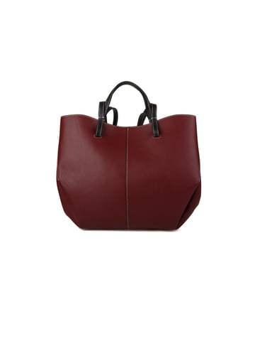 Giulia Monti Tote-väska Burgundy Black