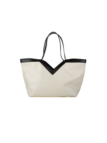 Giulia Monti Tote-väska Ljusbeige Svart
