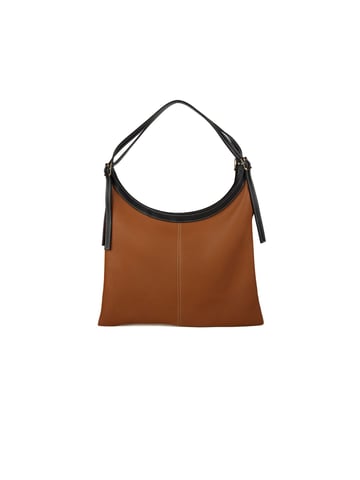 Giulia Monti Tote Bag Golden Brown Black