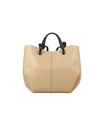 Giulia Monti Tote Väska Beige Svart