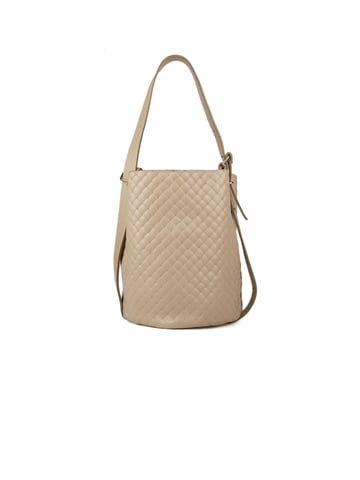 Giulia Monti Bucket Bag Gray Beige