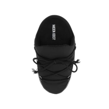 Moon Boot Zwarte Nylon Sandalen
