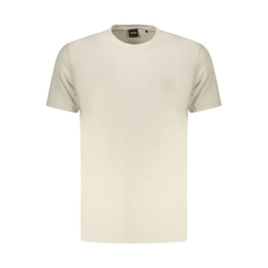 Hugo Boss Beige Katoenen Heren T-Shirt