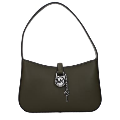 Michael Kors Green Leather Handbag
