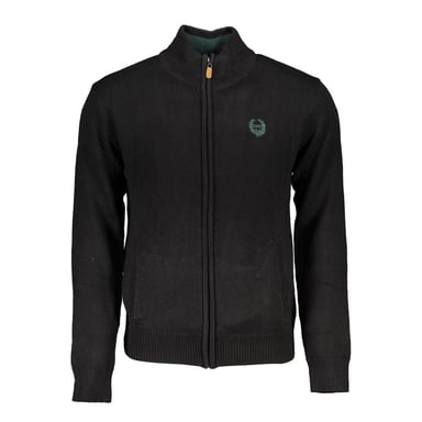 Gianmarco Venturi Black Cotton Men's Cardigan